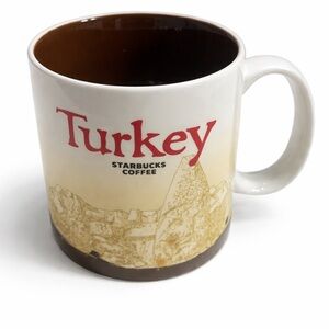 Starbucks Turkey Mug Global Icon Series Coffee Cup Brown Interior